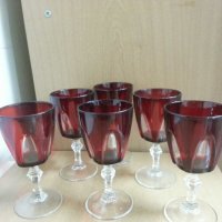 Френски кристални чаши за вино , снимка 8 - Антикварни и старинни предмети - 22117719