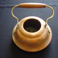 Стар бронзов съд, чайник , ваза, снимка 1 - Антикварни и старинни предмети - 15991249