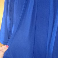Уникална комбинация жилетка и блуза в синьо , снимка 2 - Жилетки - 22157602