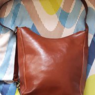 MUSKA - кафява чанта от естествена кожа, снимка 4 - Чанти - 17666759