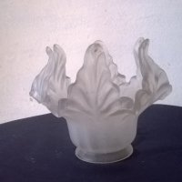 стъкло арт деко за полилей,нощна лампа,аплик, снимка 1 - Настолни лампи - 20443866