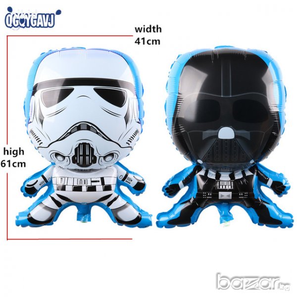  The Star Wars Междузвездни войни голям фолио фолиев балон хелий или въздух парти рожден ден, снимка 1