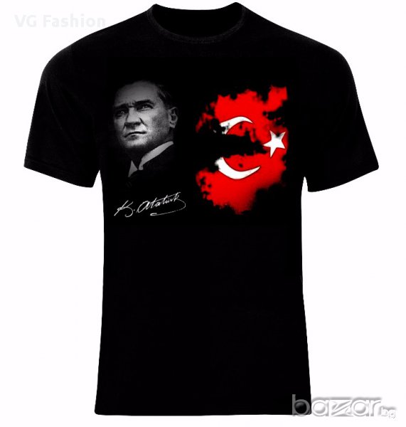Турция Mustafa Kemal Atatürk Turkey Тениска Мъжка/Дамска S до 2XL, снимка 1