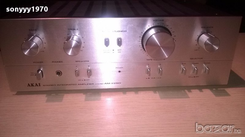 Akai-stereo amplifier-made in japan-внос швеицария, снимка 1