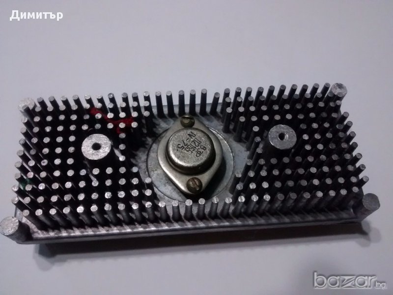 Алуминиев радиатор за охлаждане на транзистор, снимка 1
