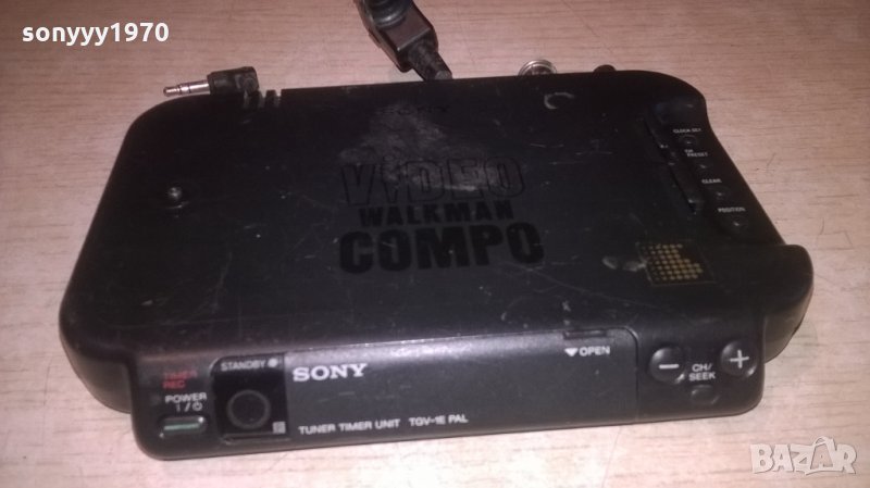 sony tgv-1e tuner timer unit made in japan-video walkman compo, снимка 1