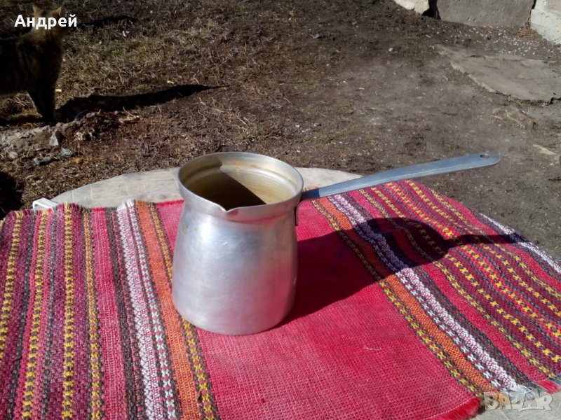 Старо алуминиево джезве, снимка 1