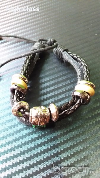 Разпродажба ръчна изработка Кожена гривна Индия , снимка 1