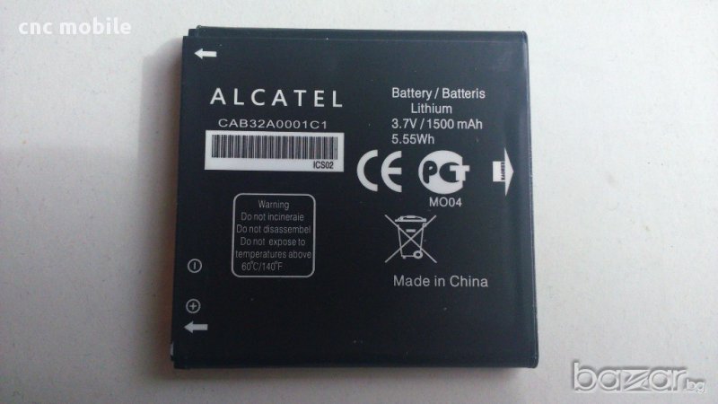 Батерия Alcatel OT6010 - Alcatel OT991 - Alcatel OT992 оригинал , снимка 1