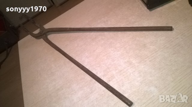 поръчани-изковани в огъня-ковашки клещи-58см-внос швеция, снимка 6 - Клещи - 25401012