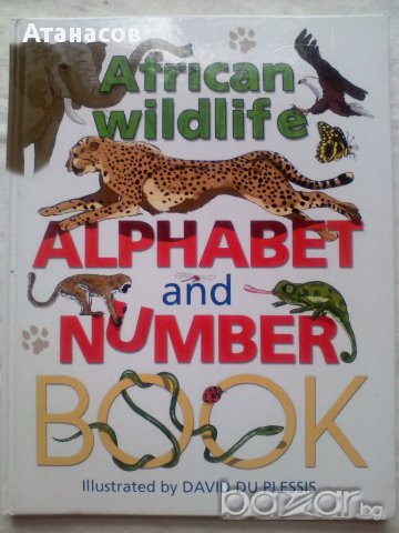 Африкански диви животни, African wildlife book, снимка 1