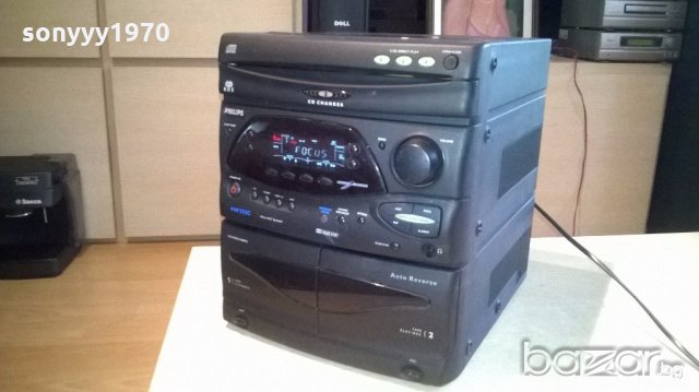 philips fw372c cd/tuner/deck revers-внос швеицария
