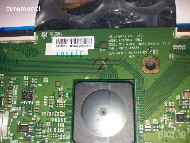 T-Con Board 6870C-0568A 6871L-4058A, снимка 2 - Части и Платки - 24377784
