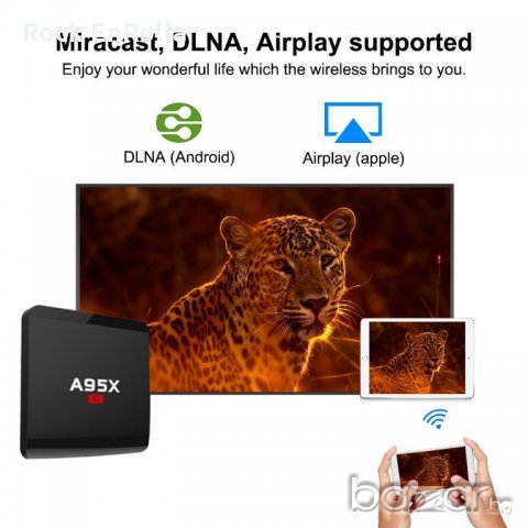 A95X R1 [1GB/8GB Quad Core TV Box Android 7.1 HD 4K], снимка 6 - Плейъри, домашно кино, прожектори - 21434475