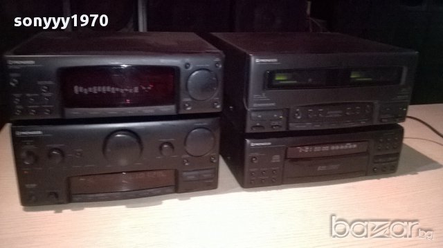 pioneer tuner+cd 6 disc+deck 2-made in japan-внос швеицария, снимка 3 - Ресийвъри, усилватели, смесителни пултове - 12276812