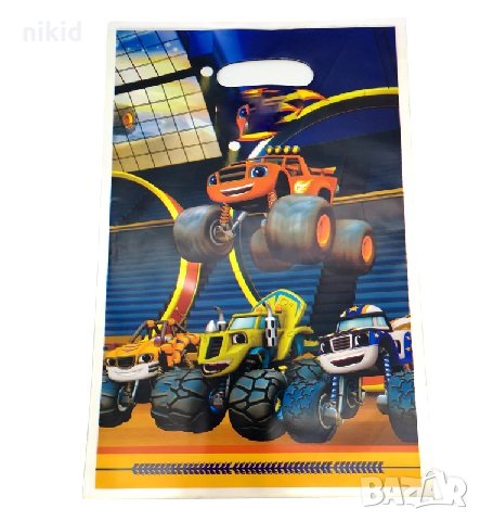 Blaze Monster Machines Пламъчко и Машините 10 бр торбички за сладки подарък рожден ден парти