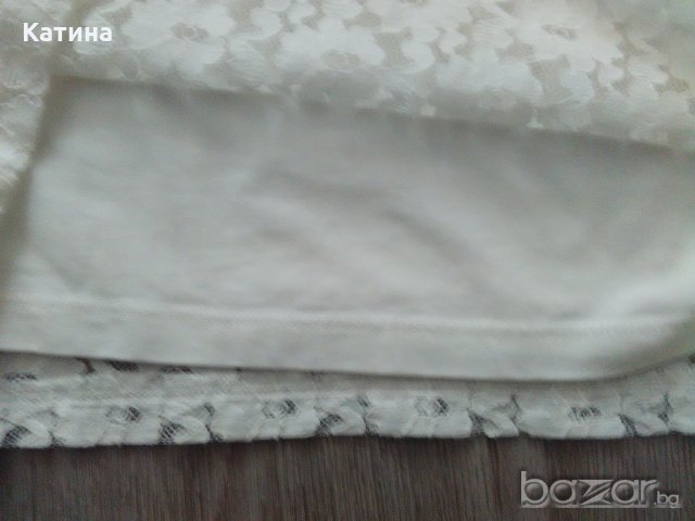 M&S красива блузка от дантела, снимка 3 - Детски Блузи и туники - 19673094