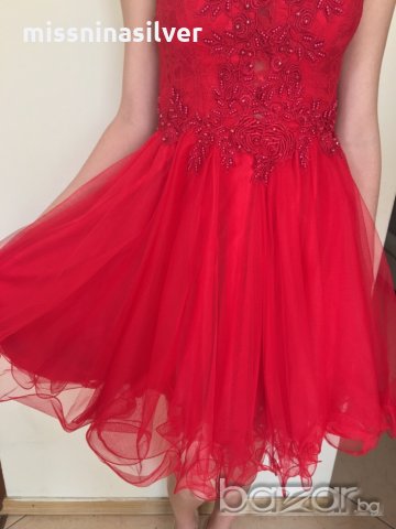 Бална  рокля в червено - НОВО!, снимка 6 - Рокли - 20842263