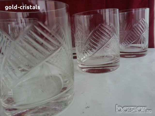  кристални чаши за уиски , снимка 10 - Сервизи - 20129381