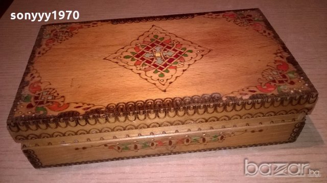 дървена ретро кутия-24х14х7см, снимка 7 - Колекции - 19681245