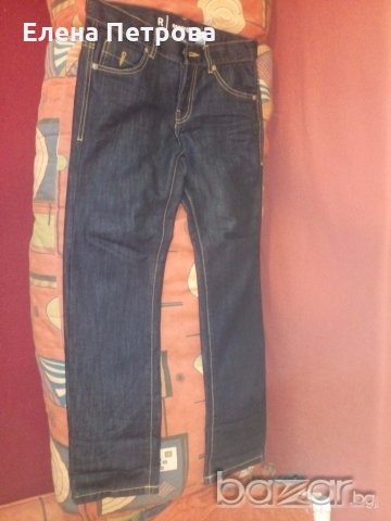 Тъмносини дънки Ла Редут 150размер, снимка 1 - Детски панталони и дънки - 19527497