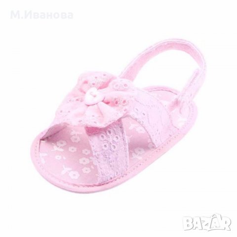 Буйки  сандалки за малки дами от 0 до 18 месеца, снимка 5 - Бебешки обувки - 17824157