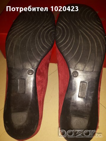 Червени дамски обувки, снимка 5 - Дамски ежедневни обувки - 10819200