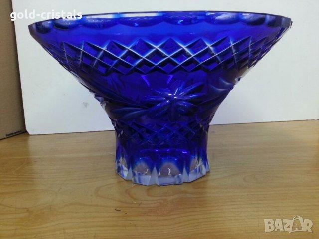 Кристална купа , снимка 8 - Антикварни и старинни предмети - 22387220