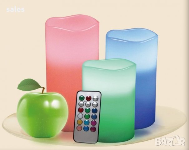 4 бр. Романтични свещи с дистанционно, снимка 1