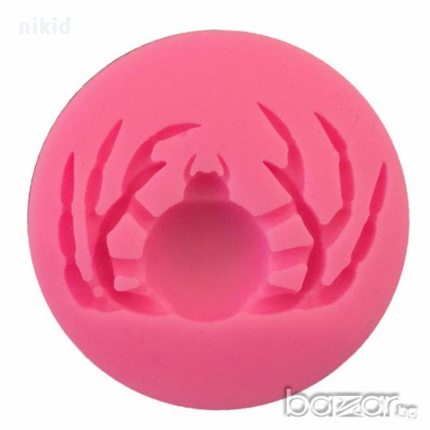 паяк Halloween силиконов молд декорация украса фондан торта мъфини  и др, снимка 2 - Форми - 17732389