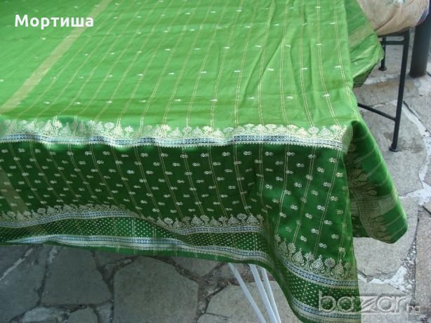  Индийска нова разкошна покривка и декоративна възглавница , снимка 2 - Покривки за маси - 20904578