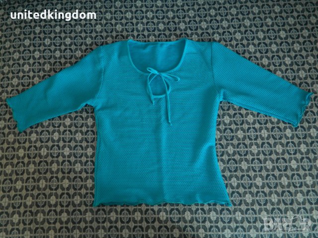 Чисто нова блузка с 3/4 ръкави, снимка 1 - Детски Блузи и туники - 23786119