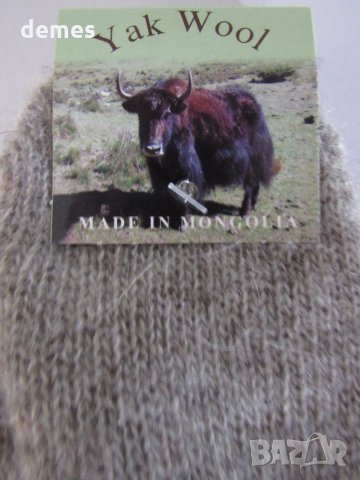 Машинно плетени детски ръкавици от вълна от як с един пръст,, снимка 2 - Шапки, шалове и ръкавици - 23022179