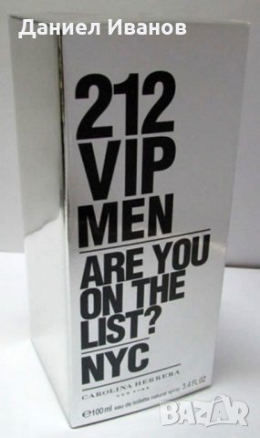 Carolina Herrera 212 NYC VIP MEN 100 ml EDT, снимка 4 - Мъжки парфюми - 23325381