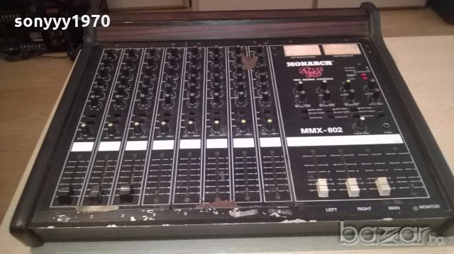 monarch stage line pro mixing console-mmx-802-внос швеицария, снимка 2 - Ресийвъри, усилватели, смесителни пултове - 18915373