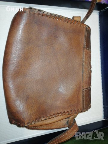 Ретро кожена чанта 20 х 20, снимка 4 - Чанти - 25255042
