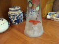 Великолепна ваза арт деко ръчно рисувана ваза, снимка 4