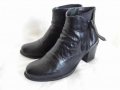 черни боти от естествена кожа  №40, снимка 2
