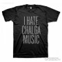 Мъжка тениска HATE CHALGA / ЧАЛГА с музикална ROCK РОК щампа. Поръчай модел с твой дизайн!, снимка 1 - Тениски - 11617014