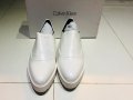 Calvin Klein Дамски бели обувки 39 номер, снимка 1