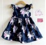 Лятна рокля с Еднорог, снимка 1 - Бебешки рокли - 24354814