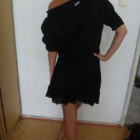 Черна рокля Michael Kors, снимка 12 - Рокли - 18973346