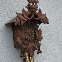 Стенен часовник кукувица Black Forest/Шварцвалд, снимка 6 - Антикварни и старинни предмети - 13569799