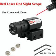 Нови тактически Red Dot лазерен мерник , снимка 12 - Оборудване и аксесоари за оръжия - 14324354