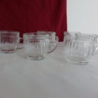 Руски стъклени чашки  халбички, снимка 5 - Антикварни и старинни предмети - 19197655