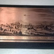 Fortzheim-картина 45/30см-мед/кожа/дърво-внос швеицария