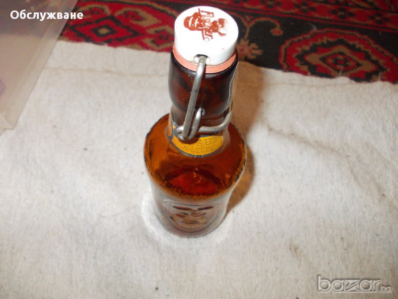 Тъмно шише с тапа за домашни настойки и лекове, снимка 1