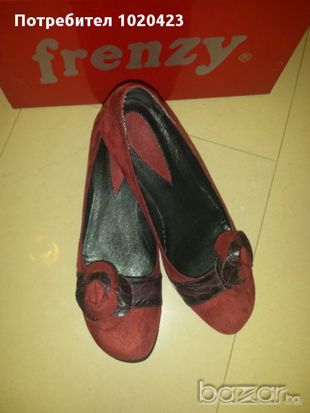 Червени дамски обувки, снимка 1
