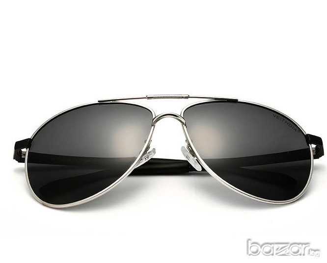 Мъжки Слънчеви Очила VEITHDIA AVIATOR - Silver, снимка 1