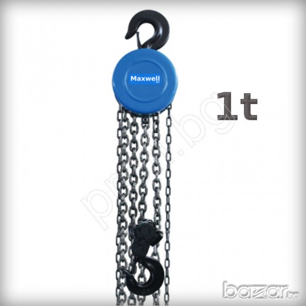 Ръчна лебедка с верига 1 тон, снимка 1